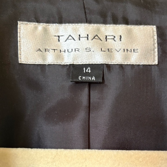 Tahari Black Blazer Classic Tailored Suit Jacket - Picture 2 of 6